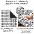 thumbnail image 4 of 31.5 Inch Boho Game Mat for Mahjong, Professional Rubber Table Pad with Non-Slip Grip and Noise Dampening, Perfect for Card Games Board Games and Family Night, 4 of 7