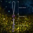 thumbnail image 6 of OTOSTAR Bling Crystal Rhinestone Car Pendant Automotive Accessories, Dark Purple, 6 of 8
