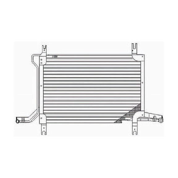 A/C Condenser - Compatible with 1994 - 1996 Ford F-150 1995