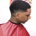thumbnail image 5 of Robe Cape de Coiffeur Salon avec Fenêtre de Visualisation pour Coupe de Cheveux, 5 of 5