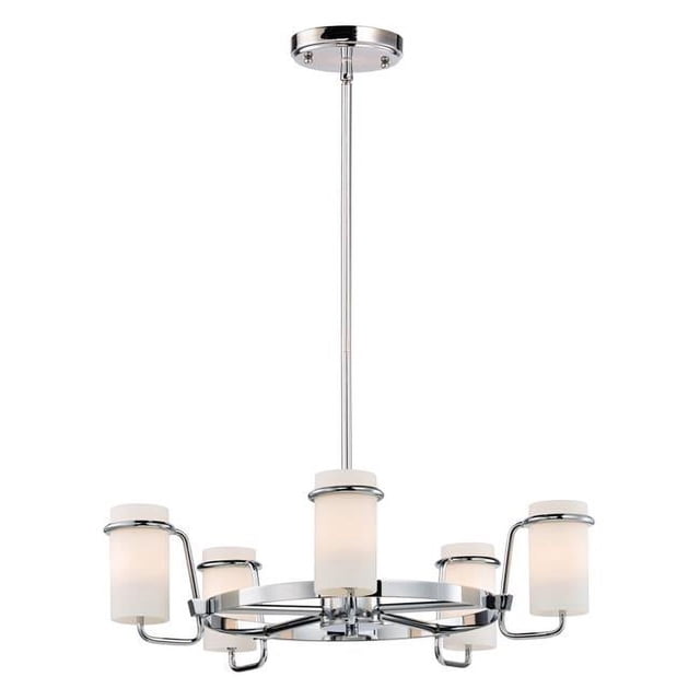 Maxim 22027SWPC Avant 5-Light Chandelier Ceiling Light, Polished Chrome