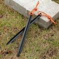 thumbnail image 3 of Tent Stakes, Aluminium Tent Nail Lightweight with Reflective Rope 10-Piece Gold, 3 of 6