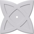 thumbnail image 1 of Ekena Millwork CMP34CM-02000 34 Po OD x 2 Po ID Carré Cosmo Architecture Grade PVC Contemporain Médaillon de Plafond, 1 of 1