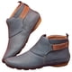 thumbnail image 1 of Zapatos ortopédicos Botas planas vintage Zapatos con parte superior del tobillo Botas suaves de Pu Gancho y bucle con suela de Tpr, 1 of 4