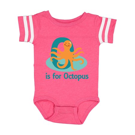

Inktastic O is for Octopus monogram Gift Baby Boy or Baby Girl Bodysuit
