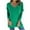 Green, variant on Meresysid Long Sleeve Shirts for Women's New Casual Solid Color Round Neck Long Sleeved Top With Irregular Hem T-shirt Black