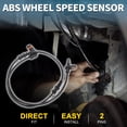thumbnail image 2 of Sensor de Velocidad de Rueda ABS para Mercedes-Benz CLS550 Durable No.A2125400517 Sensor ABS Frontal Izquierdo, 2 of 6