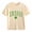 Beige, variant on Girls Boys Vintage "IRISH" Letter & Clover Kids' Short-Sleeve Crew Neck T-Shirt - Soft Emerald Green St. Patrick's Day Irish Heritage Top