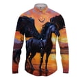 thumbnail image 5 of Camisas con estampado 3D de caballos para hombre, blusa informal de manga larga con botones, ropa de calle, camisa de playa de gran tamaño para hombre, 5 of 5