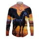 thumbnail image 5 of Camisas con estampado 3D de caballos para hombre, blusa informal de manga larga con botones, ropa de calle, camisa de playa de gran tamaño para hombre, 5 of 5