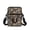Buck Deer Camo Pattern, variant on Southwestern Horse Aztec Pattern with Zipper Crossbody Purse, Polyester Crossbody Bags Front Pocket Cell Phone Messenger Bag for Daily Commute Casual Use