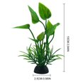 thumbnail image 4 of Planta acuática Artificial, planta de acuario falsa de plástico realista, planta de pecera, 4 of 8