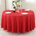 thumbnail image 6 of Eespoir Hotel Wedding Tablecloths, Restaurant Round Table Cloths, Dining Table Covers, For Wedding and Party Decorative, Home Party Decorations, Washable Fabric(Red), 6 of 6