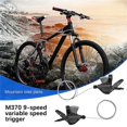 thumbnail image 3 of M370 9 Speed Shifter Trigger Set SL-M370 3X9 with Inner Cable, 3 of 5