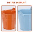thumbnail image 2 of MasteelfCA 6pcs Mini Tin Bucket Succulent Plants Portable Canister Flower Storage Bucket, 2 of 8
