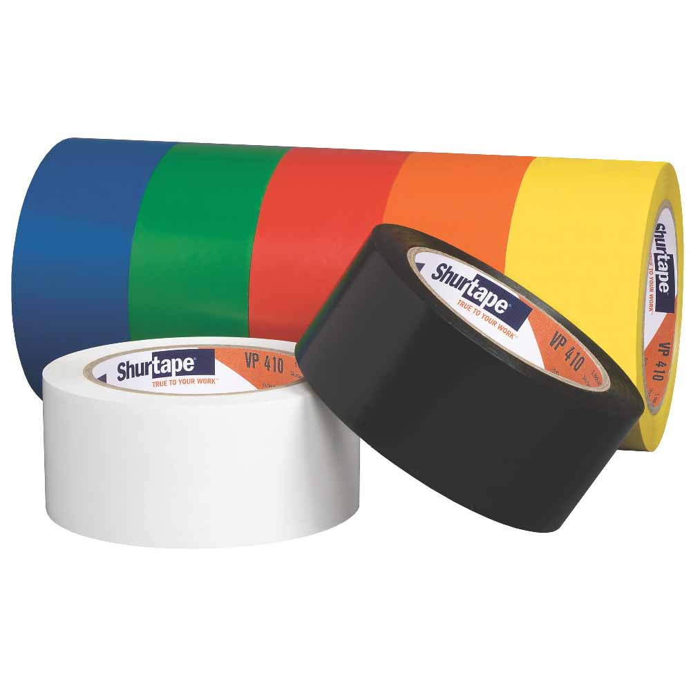 Shurtape 104873 2" x 33 yd White Line Set Tape, VP 410
