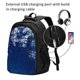 thumbnail image 2 of Easygdp Christmas Blue Mochila para Laptop de Viaje con Puerto USB, Mochila para Laptop con Puerto de Carga USB para Mujeres y Hombres, 2 of 7