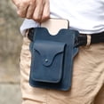 thumbnail image 3 of Funda multifunción para teléfono para riñonera, riñonera informal para montar en bicicleta Azul Zulema Funda de teléfono para hombres, 3 of 7