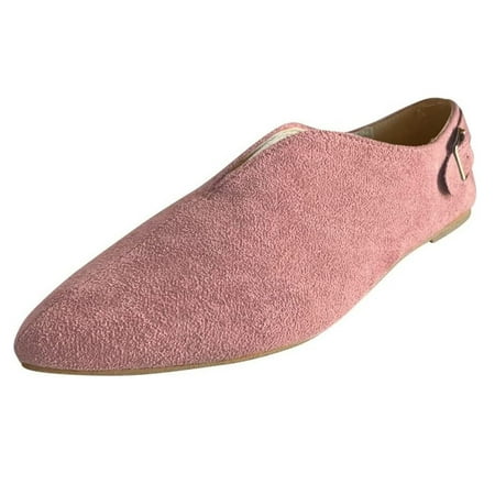 

eczipvz Womens Shoes Casual Shoes Round Toe Flats Flats Shoes Women Ballet Flats for Women Dressy Shoes Flats (Red 9.5)