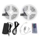 thumbnail image 1 of Tira de luces LED 12V 5050SMD RGB luces de cuerda que cambian de color con control remoto US 100-240V, 1 of 5