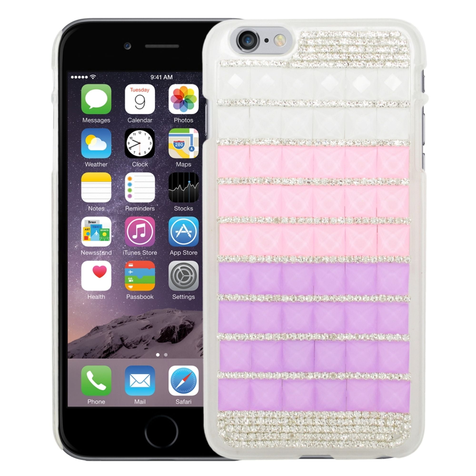 Insten Hard 3D Rhinestone Case For Apple iPhone 6s Plus / 6 Plus