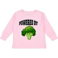thumbnail image 3 of Inktastic Powered by Broccoli Boys or Girls Long Sleeve Toddler T-Shirt, 3 of 5