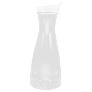 Kitchentoolz 16 Oz Glass Milk and Creamer Bottle with Caps - Perfect Milk  Container for Refrigerator Storage -Squat Glass Milk Bottle with Tamper