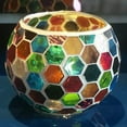 thumbnail image 1 of Candelabro de mosaico Colco Porta vela Colorido, 1 of 8