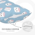 thumbnail image 5 of Bixox Cartoon Sushi Printed Pillow Protector,Super Soft Ideal for Home,Guests,Rentals - 16"x24", 5 of 8