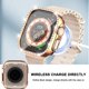 thumbnail image 2 of [2+2] Pack Bling Case for Apple Watch Ultra 49mm Screen Protector, Diamond Case and Separate Tempered Glass Protector Full Protection PC Cover Bumper for iWatch Ultra Accessories, 2 of 5