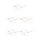 thumbnail image 3 of Gafas de Metal Qarigey 1 Par para Mujer Reemplazo Universal HD Elegante a Prueba de Sol, 3 of 6
