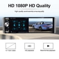 thumbnail image 2 of Camecho 1Din Lecteur MP5 4.1 Pieds' Écran Tactile HD Capacitif Miroir Fonction Vocale Intelligente AI Double USB Bluetooth FM AM RDS Microphone Arrière Entrée Subwoofer Sortie Caméra Arrière, 2 of 8