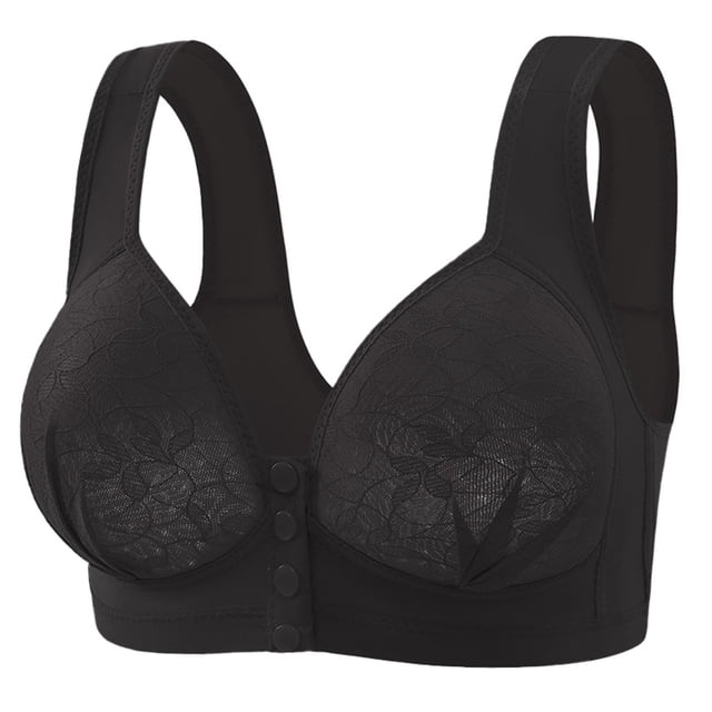 WILLBEST Brasier Mujer Push Up Sujetador De Lactancia Para Mujer, Cómodo, Transpirable, Con Copa Grande Y Orificios, Con Aro De Acero Absorbente Y Botón Frontal.