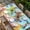 Green, variant on Teal Green Hummingbirds Table Cloths for 4 Foot Rectangle Tables, Spring Watercolor Flowers Plant Patio Waterproof Elastic Fitted Tablecloths, Washable Rectangular Table Cover for Camping