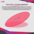 thumbnail image 6 of Acrylic Turntable Mat,11.75” Platter Slipmat for 12" Vinyl Record Players, Antistatic, Noise-Reducing Design for Enhanced Sound Quality and Tighter Bass, (Lit_Red Slipmat), 6 of 7