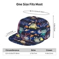 thumbnail image 6 of Gaeub Sea Inhabitans and Herb Flat Bill Snapback Hats Baseball Caps with Adjustable for Running Workouts and Outdoor Activities, 6 of 9
