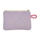 thumbnail image 2 of Bolsa de estética de lana de punto a rayas | Bolsa portátil | Organizador de maquillaje de poliéster en bloques de color 16x11cm | Bolsa ligera con cremallera, mini estuche de viaje, fácil de, 2 of 6