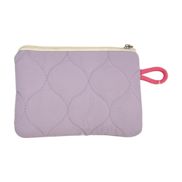 Fesfesfes Porte-Monnaie Portable pour Femmes Sac de Rangement pour Rouges à Lèvres Petite Pochette Pratique pour Usage Quotidien Format Compact Se Range dans des Sacs à Main Ou des Poches pour le Rangement
