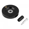 thumbnail image 1 of 1 pcs Black Lathe Milling Machine Rear Ripple Hand Wheel With Revolving Handle(8 x 63mm), 1 of 8