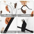thumbnail image 6 of Halloween Pumpkins Witch Hats and Bats Toddler Nap Mats for Kids Preschool,59"x22" Sleeping Mat Bag or Kids,Toddler Sleeping Bag,Toddler Nap Mat or Daycare, 6 of 6