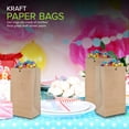 thumbnail image 7 of Stock Your Home 4 lb Kraft Brown Paper Lunch Bags (50 Count) – Bulk Disposable Lunch Sacks, Small Blank Bags for Snacks, Sandwiches, Grocery Food, and Arts & Crafts Projects, 7 of 7