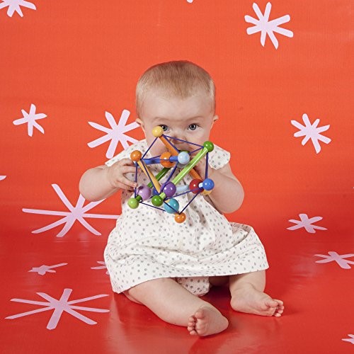 manhattan toy skwish color burst grasping activity toy