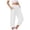White, variant on vigerkar Capri Pants for Women Casual Capris Summer Loose High Waist Wide Leg Yoga Pant with Pocket Lounge Wear (White, M)