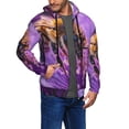 thumbnail image 2 of Kdxio Closeup Honeybee on Flower Print Men Hoodies Casual Hoodies for Men with Zip Pockets Full Zip Long Sleeve Sweatshirt Sports Hooded Jacket-Medium, 2 of 5