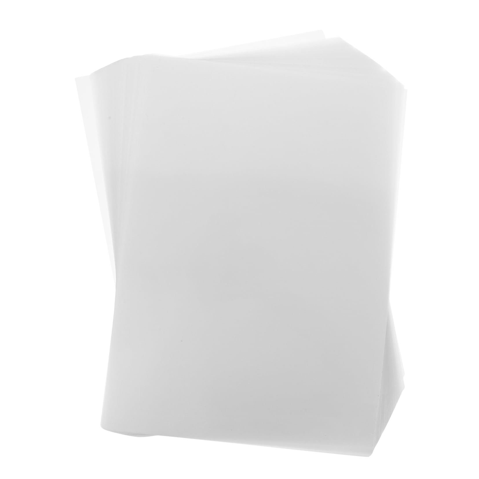 Raindrops Worgeous 100pcs Thermal Laminating Film Sheets Clear Plastic Photo Laminating Pouches A4 Size