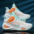 thumbnail image 2 of Womens Basketball Shoes Breathable Lightweight Fashion Athletic Sneakers Unisex Non Slip Outdoor Sport Volleyball Shoe, 2 of 6