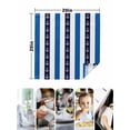 thumbnail image 4 of Anchor Stripe Cloth Napkins Set of 8 Reusable Dinner Napkins, Navy Blue Nautical Coastal White Sea Cocktail Napkin Washable Table Napkins for Wedding/Holiday Party/Baby Shower 20"x20", 4 of 7