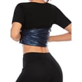 thumbnail image 4 of SHCKE Women Compression Shirt Slimming Body Shaper Vest Sleeveless Undershirt Tank Workout Training Suit Short Sleeve Sauna Shapewear, 4 of 5