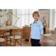 thumbnail image 3 of Arshiner Boys Uniform Long Sleeve Polo Shirt, 3 of 8