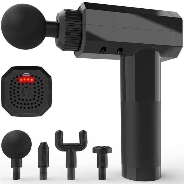 Pistola fascial WH-888 Pistola de masaje muscular con vibración de frecuencia variable de 3 niveles TFixol máquina muscular